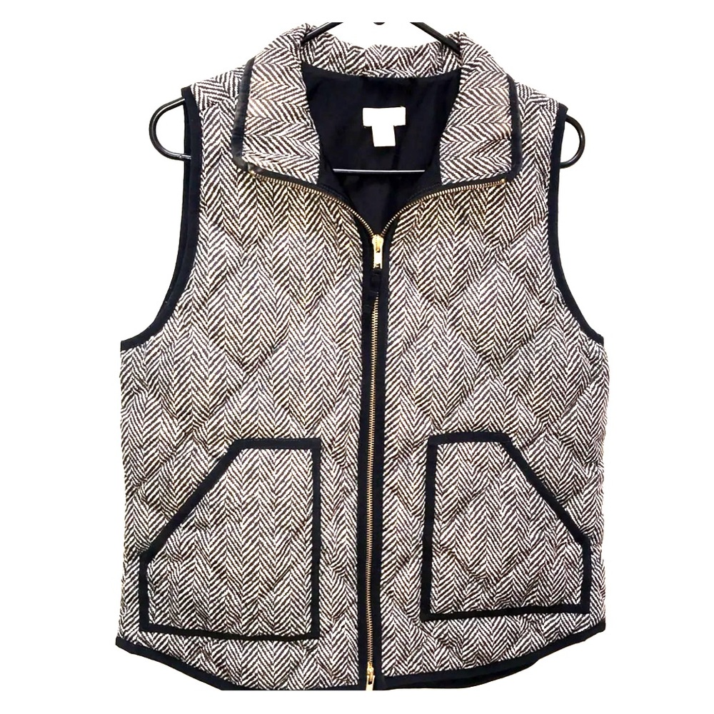 J. Crew Herringbone Vest